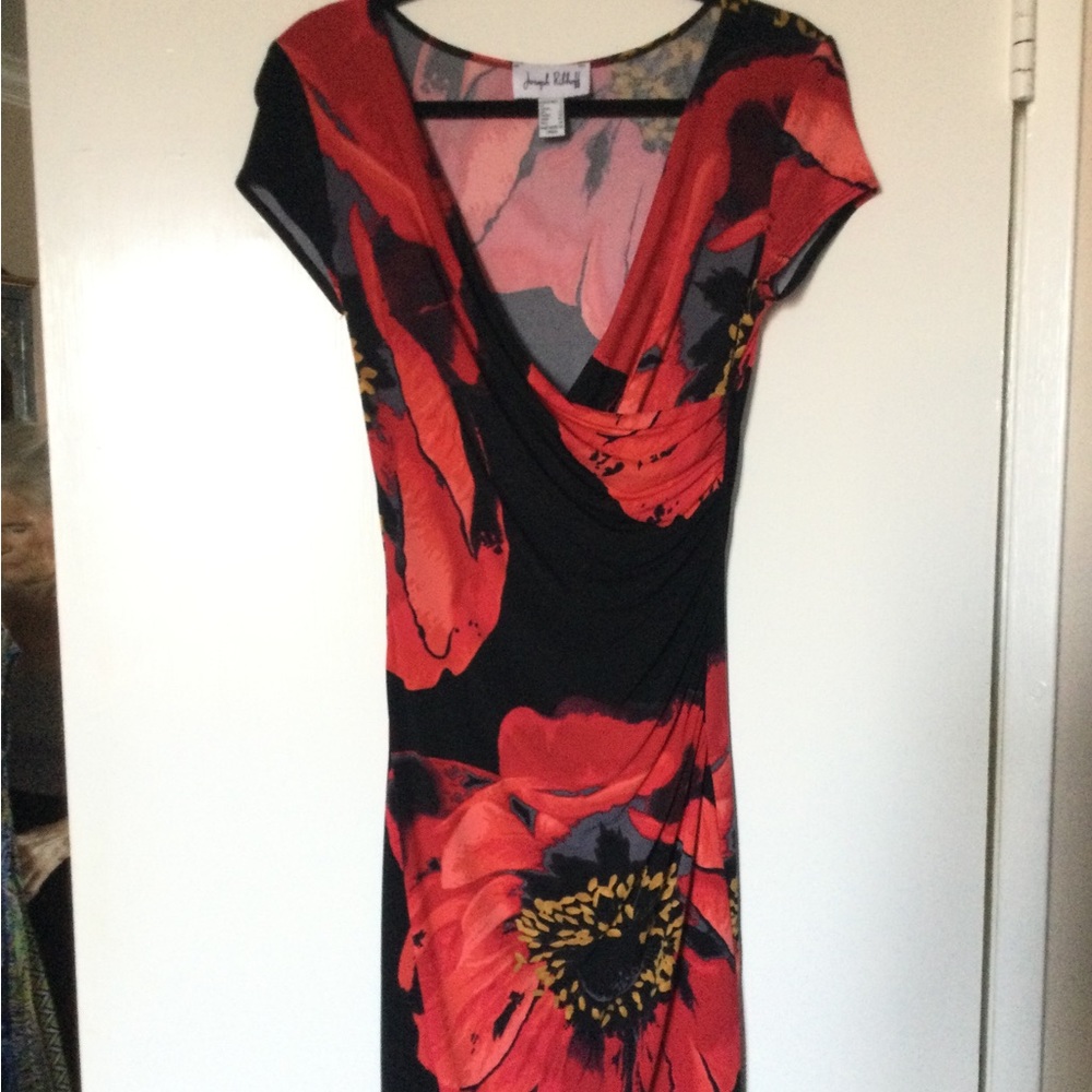 Joseph Ribkoff fitted floral dress